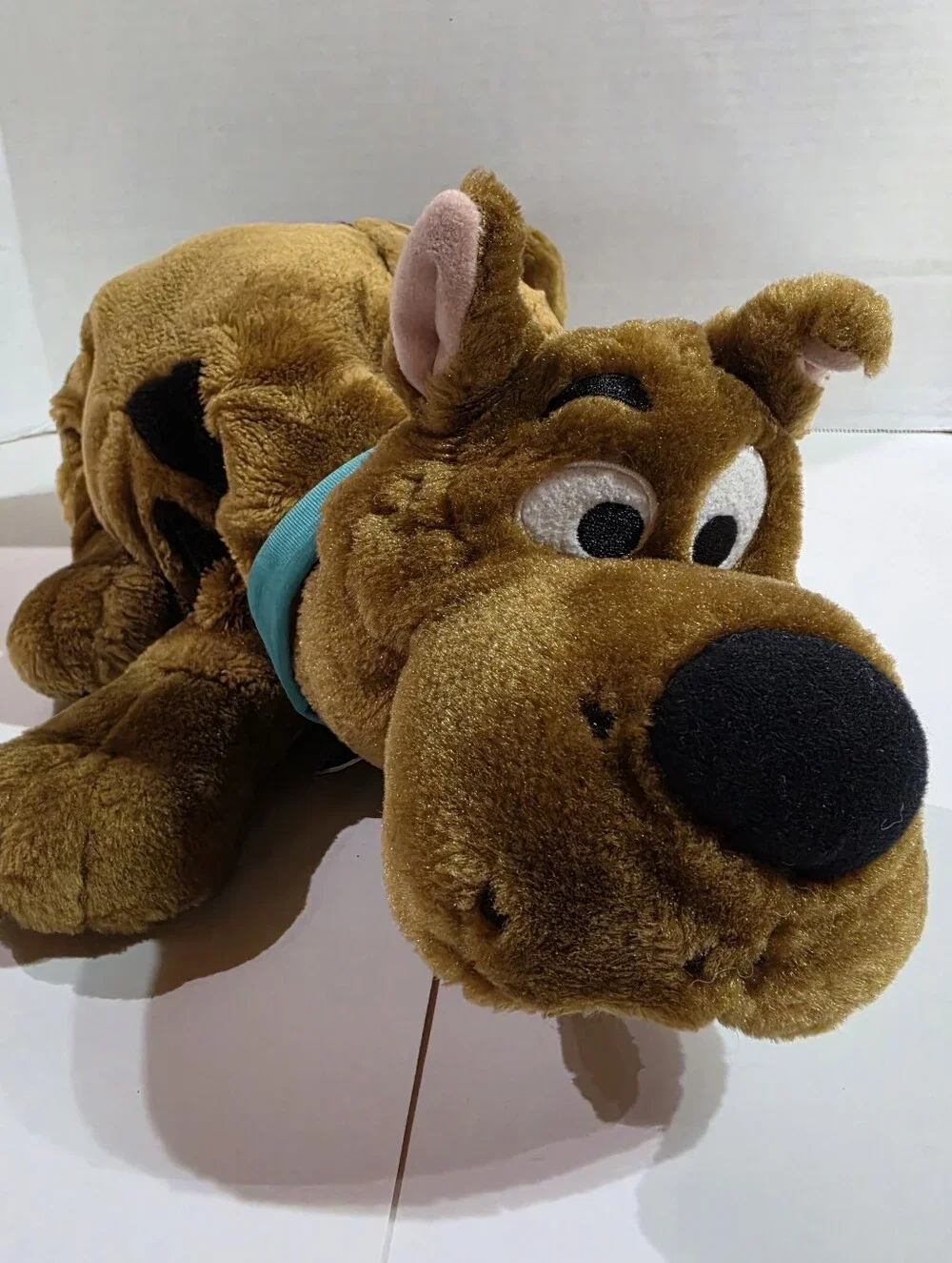 Vintage 2000s Scooby-Doo Jumbo Laying Plush with Sound Tested